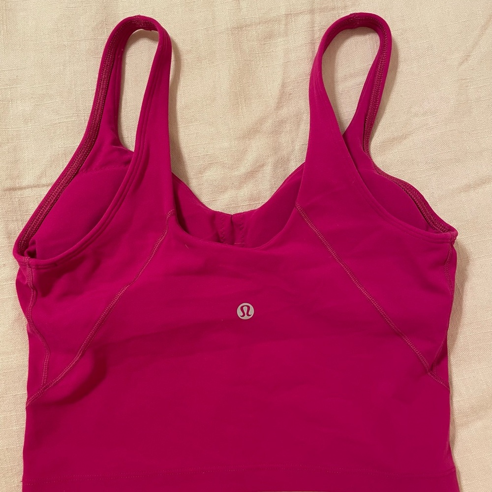 Lululemon Ripened Raspberry Align Tank Size 6 - image 4